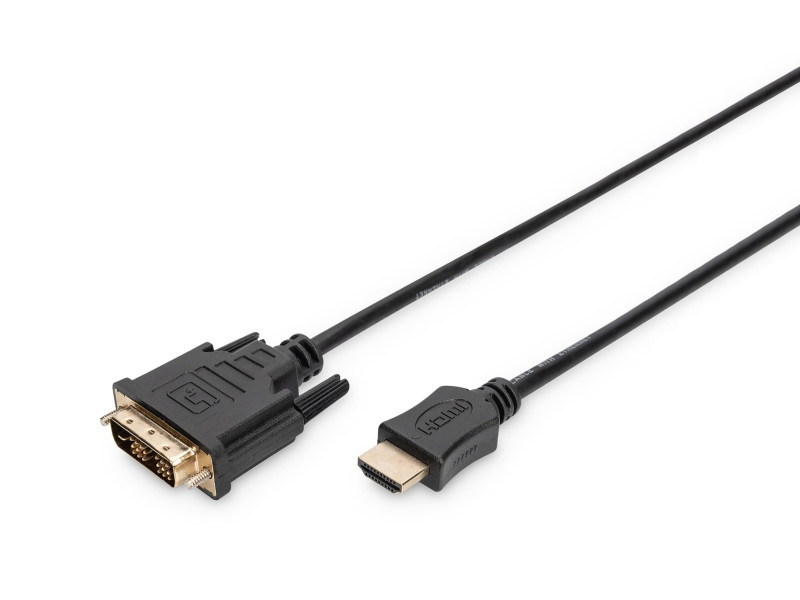 DIGITUS Câble pour moniteur HDMI - DVI-D 18+1, 3,0 m