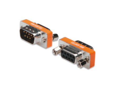 DIGITUS Adaptateur null modem, Sub-D 9 broches, mâle-femelle