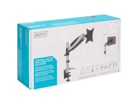 DIGITUS Support pour écran LCD/LED, avec pince
