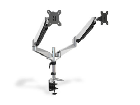 DIGITUS Support double écran LCD/LED, avec pince
