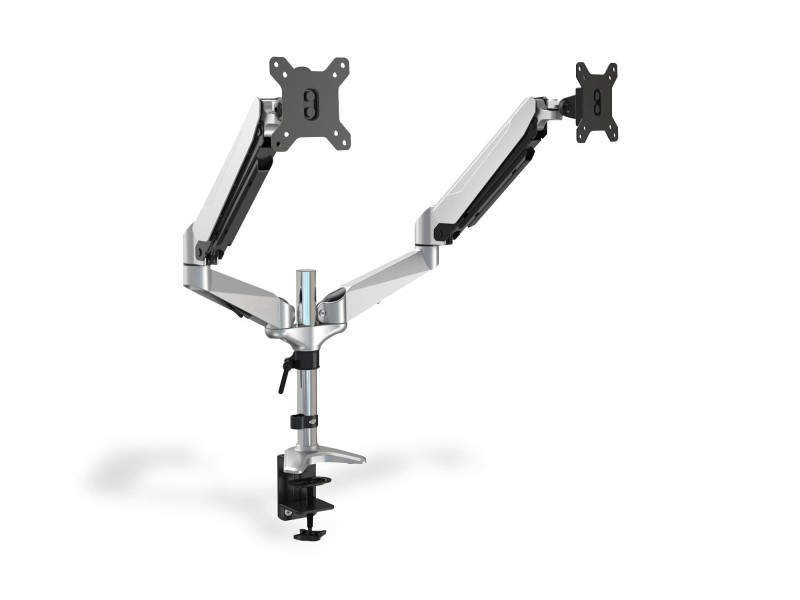 DIGITUS Support double écran LCD/LED, avec pince