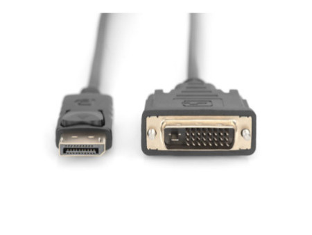 DIGITUS Câble adaptateur, DisplayPort - DVI-D, 2,0 m, noir