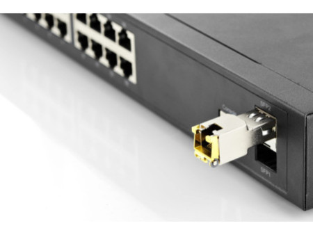 DIGITUS Module transmetteur Mini Gbic, SFP, RJ45, 100m
