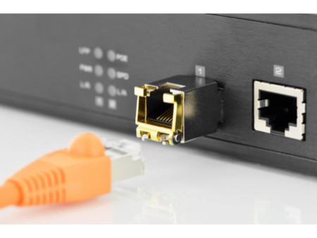 DIGITUS Module transmetteur Mini Gbic, SFP, RJ45, 100m