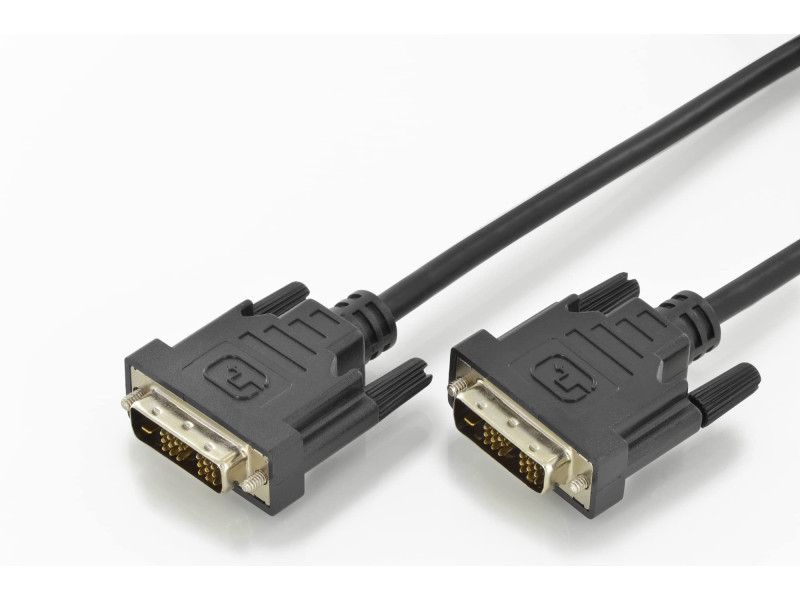 DIGITUS Câble DVI-D 18+1, Single Link, noir, 2,0 m