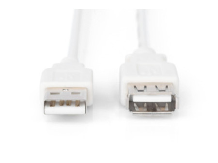 DIGITUS Rallonge USB 2.0, 1,8 m, beige