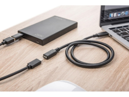 DIGITUS Rallonge USB 3.1, 0,7 m, noir