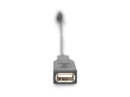 DIGITUS Câble adaptateur USB 2.0, mini USB-B - USB-A, 0,2 m
