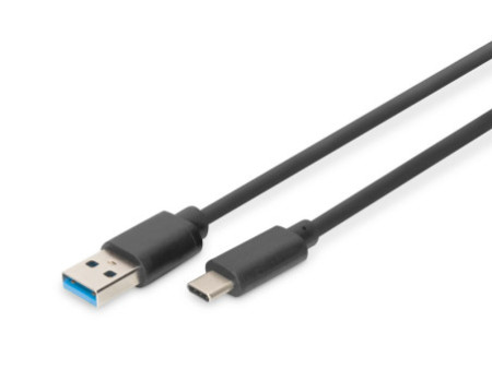 ASSMANN Câble USB 2.0, USB-C mâle - USB-A mâle, 1,0 m