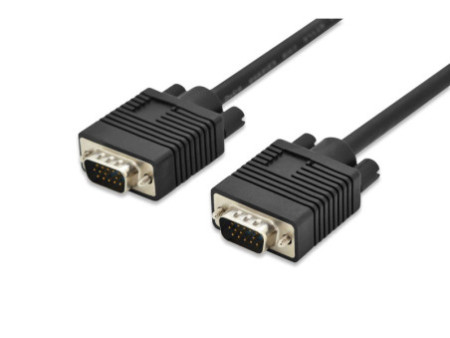 DIGITUS Câble de raccordement pour moniteur VGA, noir, 3,0 m