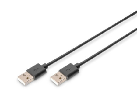 DIGITUS Câble de raccordement USB 2.0, fiches USB-A - USB-A