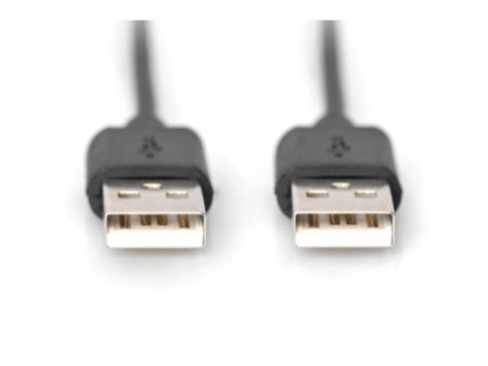 DIGITUS Câble de raccordement USB 2.0, fiches USB-A - USB-A