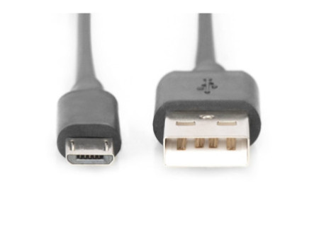 DIGITUS Câble de raccordement USB 2.0, USB-A - USB-B micro
