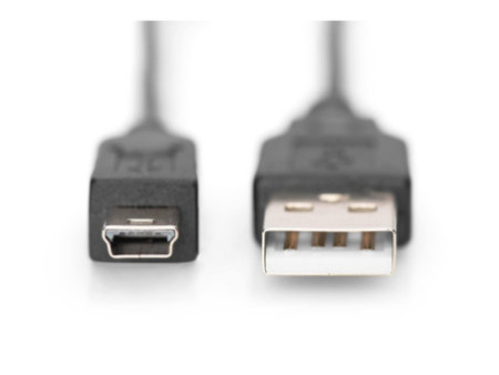 DIGITUS Câble de raccordement USB 2.0, USB-A - USB-B mini,