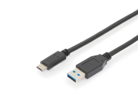 ASSMANN Câble de raccordement USB 3.1, USB-C - USB-A, 1,0 m