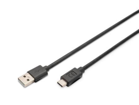 ASSMANN Câble de raccordement USB 2.0, USB-C - USB-A, 3,0 m