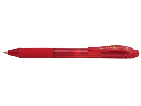 Pentel Roller encre gel liquide EnerGel-X BL107, étui de 4