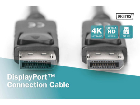 DIGITUS Câble de raccordement DisplayPort 1.1a, DP-DP, 10 m