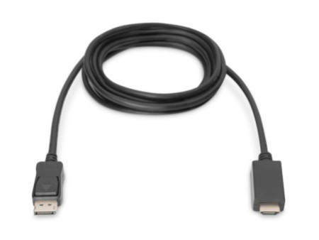 DIGITUS Câble d'adaptateur DisplayPort 1.2, DP - HDMI-A, 1 m
