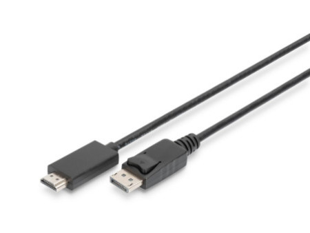 DIGITUS Câble d'adaptateur DisplayPort 1.2, DP - HDMI-A, 3 m