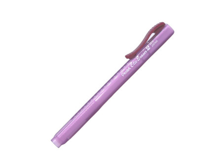 Pentel Stylo-gomme ClicEraser2 ZE11T, rouge-transparent