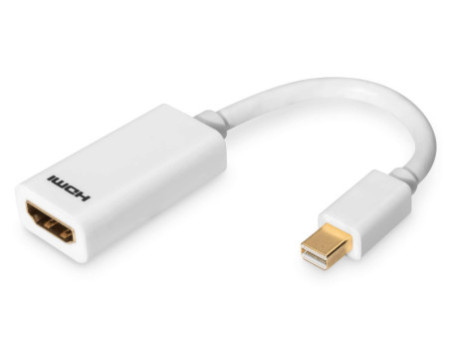 DIGITUS Adaptateur DisplayPort 1.1a, mDP - HDMI-A, 0,15 m