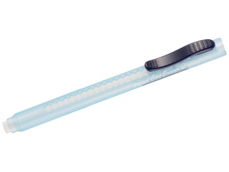 Pentel Stylo-gomme ClicEraser2 ZE11T, bleu-transparent