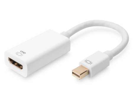 DIGITUS Adaptateur DisplayPort 1.2, mDP - HDMI-I, 0,2 m