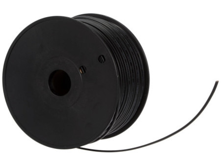 DIGITUS Câble méplat téléphonique,4 conducteurs, 100 m, noir