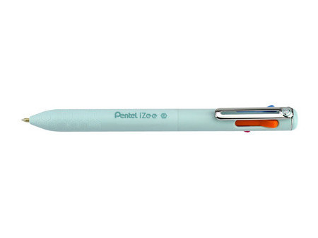 Pentel Stylo à bille rétractable 4 couleurs iZee, présentoir