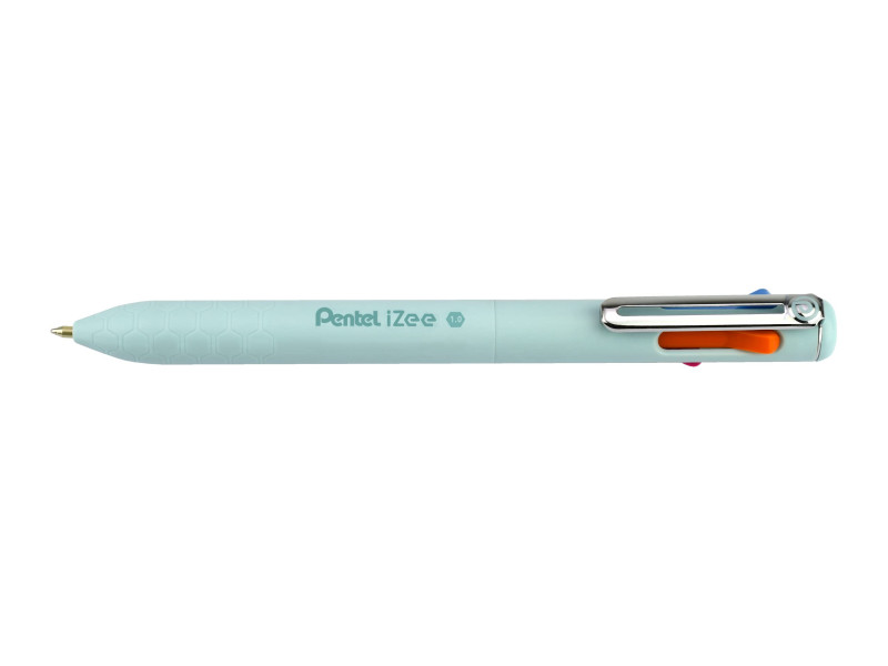 Pentel Stylo à bille rétractable 4 couleurs iZee,vert menthe