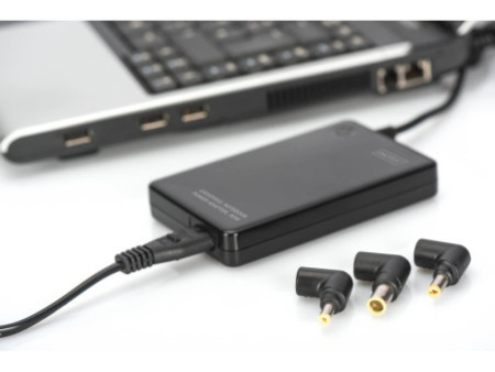 DIGITUS Chargeur universel ordinateur portable, Super Slim