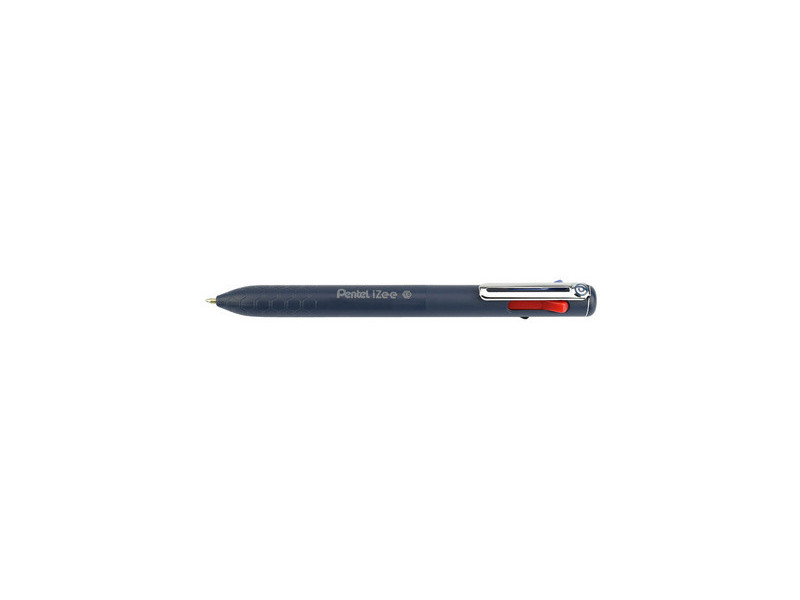 Pentel Stylo à bille rétractable 4 couleurs iZee, présentoir