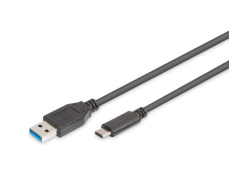 ASSMANN Câble de raccordement USB 3.0, USB-C - USB-A, 1,0 m