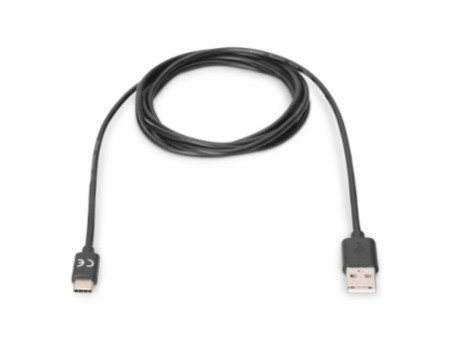 ASSMANN Câble de raccordement USB 3.0, USB-C - USB-A, 1,0 m