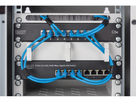 DIGITUS Switch 10' Gigabit Ethernet PoE, 8 ports