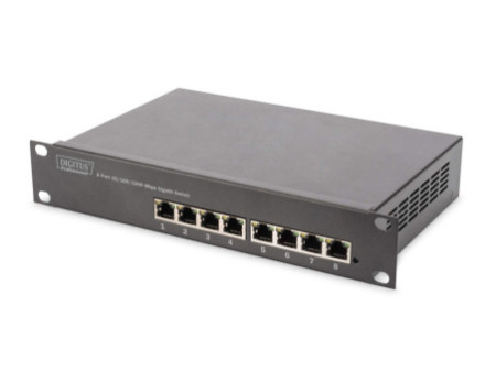 DIGITUS Switch 10' Gigabit, 8 ports