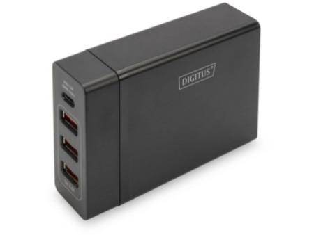DIGITUS Adaptateur de charge universel USB, 4 ports, noir