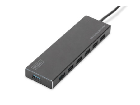 DIGITUS Hub USB 3.0 Super Speed, 7 ports, avec alimentation