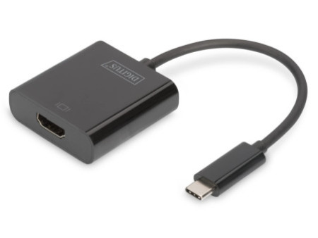 DIGITUS Adaptateur graphique USB 3.1, USB-C - HDMI, noir