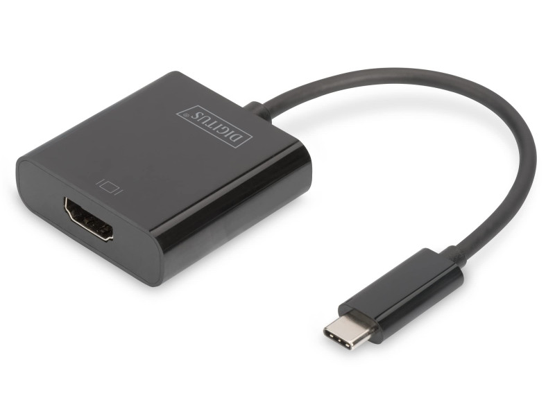 DIGITUS Adaptateur graphique USB 3.1, USB-C - HDMI, noir