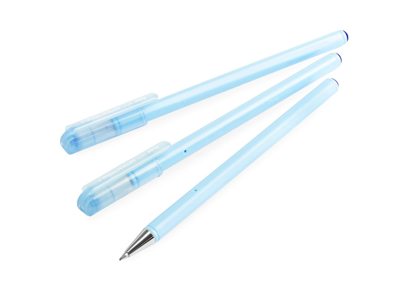Pentel Stylo à bille SUPERB BK77 ANTIBACTERIAL+, bleu