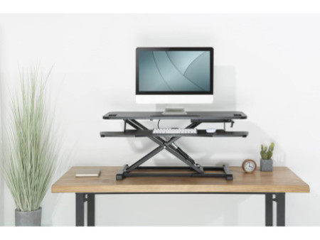 DIGITUS Garniture de bureau assis/debout, hauteur réglable