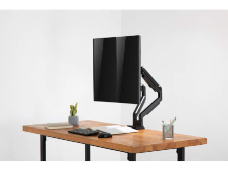 DIGITUS Support double écran universel, fixation par serrage