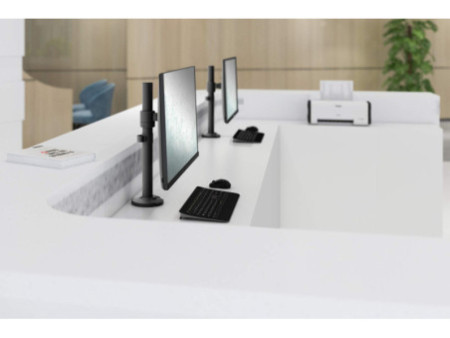 DIGITUS Support colonne pour écran simple universel