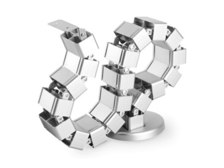 DIGITUS Chemin de câbles flexible, couleur : argent