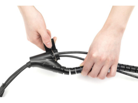 DIGITUS Gaine de câbles flexible avec outil d'enfilage, 5 m