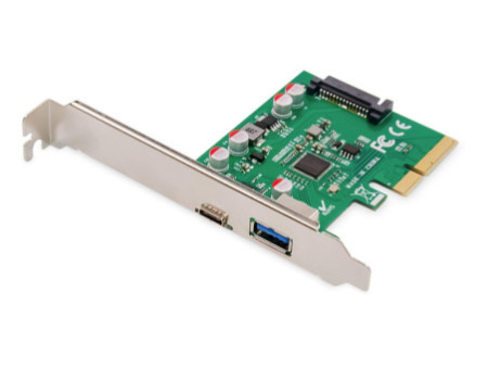 DIGITUS Carte d'interface USB 3.1 PCI Express