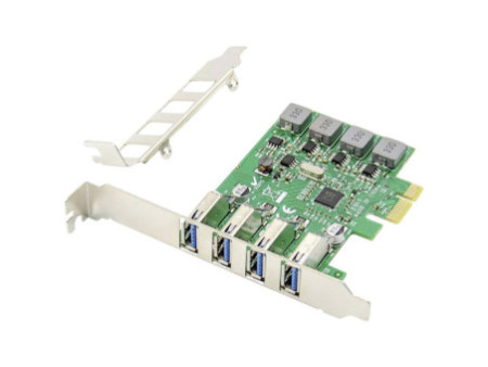 DIGITUS Carte add-on USB 3.0 PCI Express, 4 ports