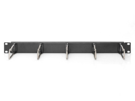 DIGITUS Panneau de rangement 19', 1U, 5 guide-cables, noir